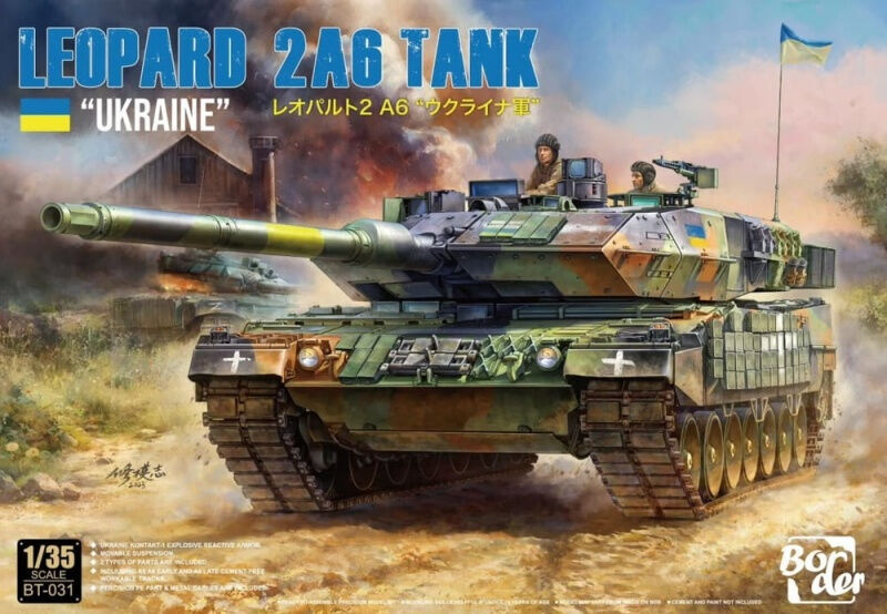 Border Model BT031 1/35 Leopard 2A6 UKRAINE