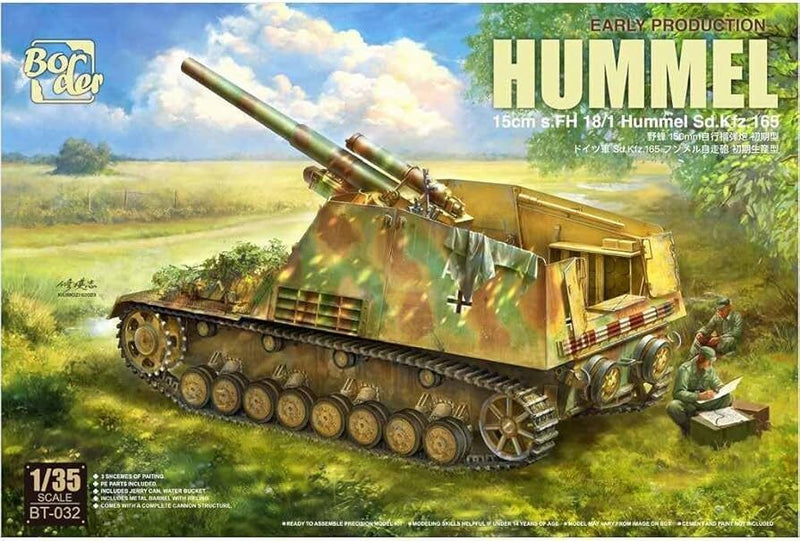 Border Model BT032 1/35 15cm s.FH 18/1 Hummel Sd. Kfz. 165 Early Production