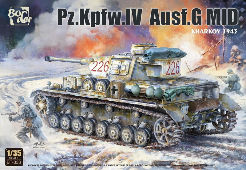 Border Model BT033 1/35 Pz.Kpfw. IV Ausf. G MID Kharkov 1943