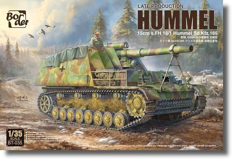 Border Model BT035 1/35 15cm s.FH 18/1 Hummel Sd. Kfz. 165 Late Production