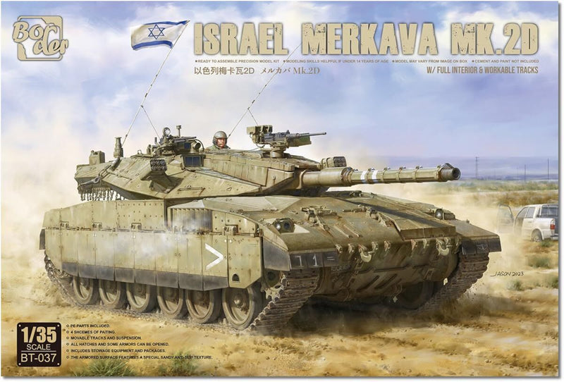 Border Model BT037 1/35 Israel Merkava MK.2D w/Full Interior and Working Traccks