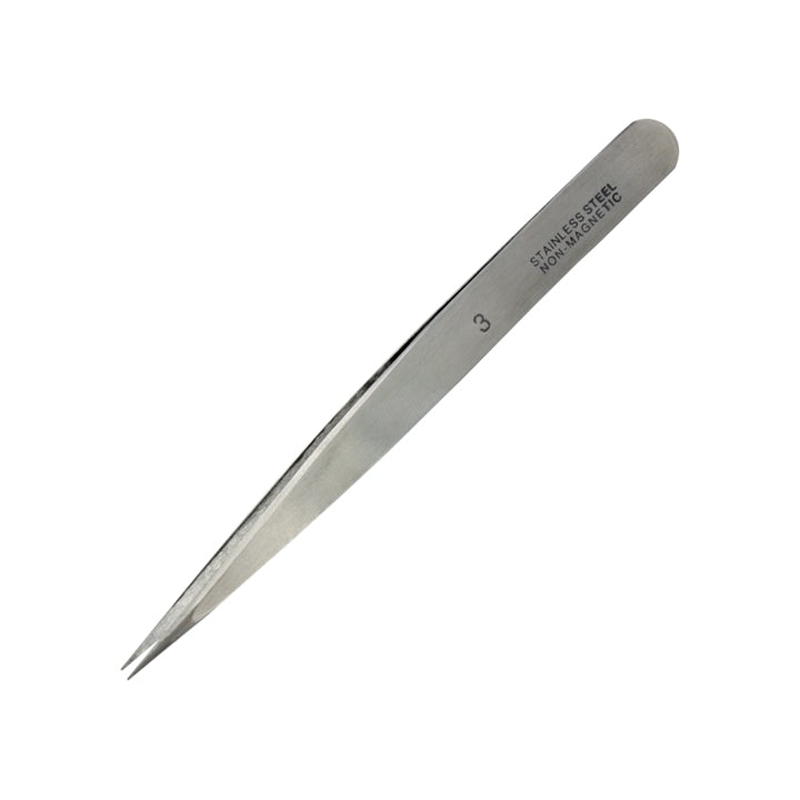 Bravo Handtools 334736 #3 Stainless Steel Tweezers - Hobby City NZ (8964830757101)