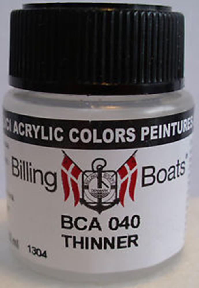 Billing Boats BCA040 Bottle Acrylic: Thinner 22ml - Hobby City NZ