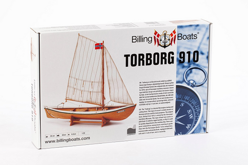 Billing Boats 910 Kit: 1/20 Torborg - Norwegian Sailing Boat (8278251438317)