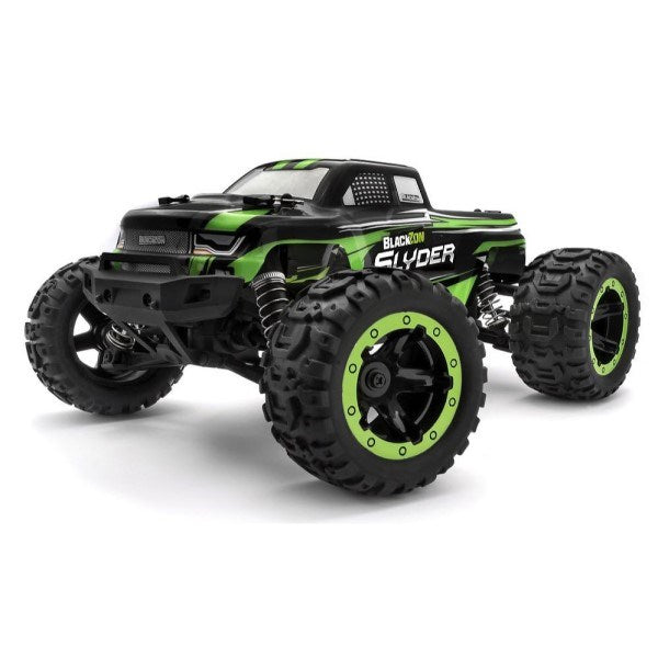 BlackZon 540100 1/16 4WD Slyder MT Electric Monster Truck RTR - Green - Hobby City NZ