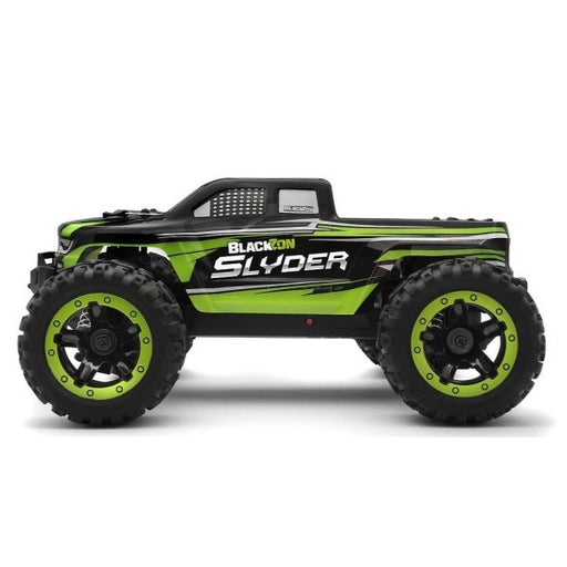 BlackZon 540100 1/16 4WD Slyder MT Electric Monster Truck RTR - Green (8064062193901)