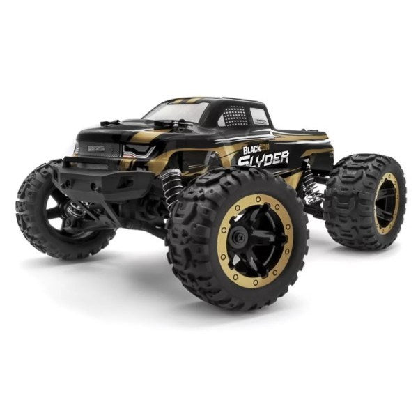BlackZon 540101 1/16 4WD Slyder MT Electric Monster Truck RTR - Gold - Hobby City NZ