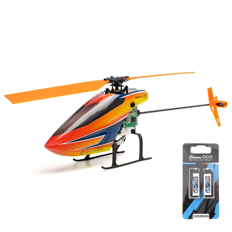 Blade BLH01100+GA0200-1S45-X2 Blade Revolution 90 FP RTF with SAFE and Gens Ace 200mAh 3.7V 45C 1S1P Lipo Battery x2pcs