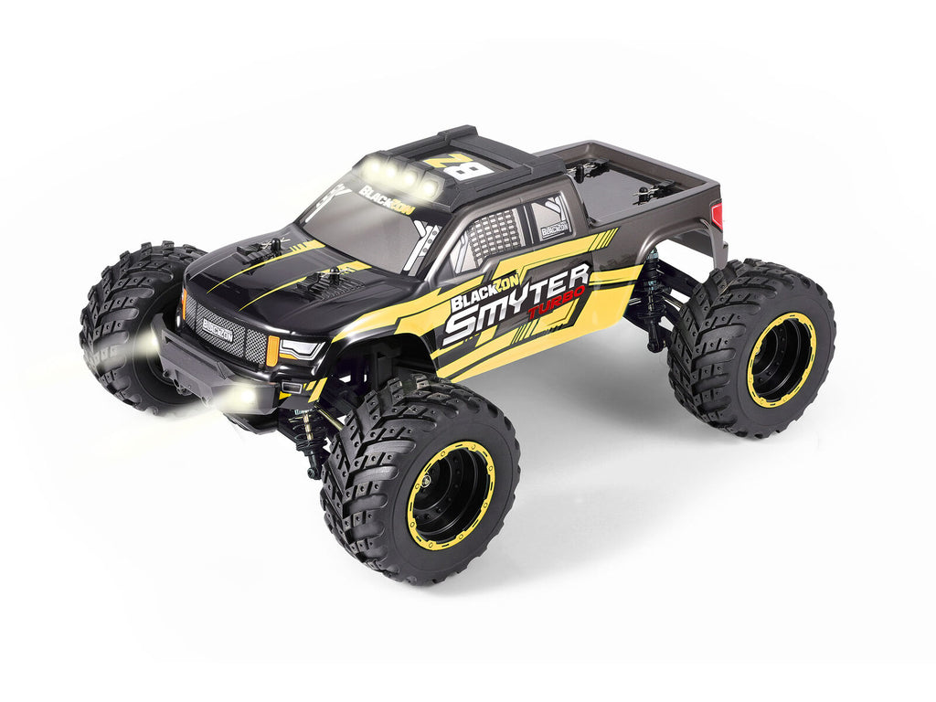 Blackzon Smyter MT Turbo Yellow RC Monster Truck 1/12 Scale (5)