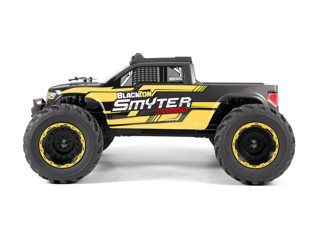 Blackzon Smyter MT Turbo Yellow RC Monster Truck 1/12 Scale (2)