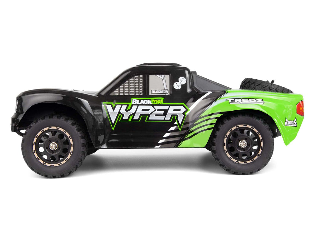 Blackzon Vyper SC Green RC Short Course Truck 1/16 Scale (2)