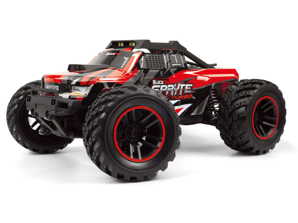 Blackzon Spryte MT Turbo Red RC Monster Truck 1/20 Scale