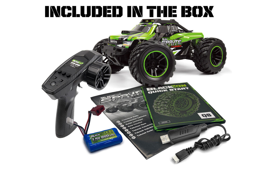 Blackzon Spryte MT Turbo Red RC Monster Truck 1/20 Scale (5)