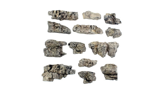 Woodland Scenics WOOC1139 OUTCROPPINGS READY ROCKS (7597346291949)