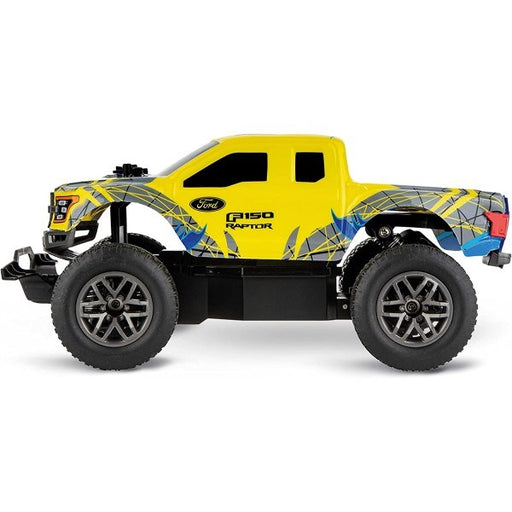 Carrera 410070 RC 1/18  2.4GHz Ford F-150 Raptor - Yellow/Blue D/P (8112399450349)