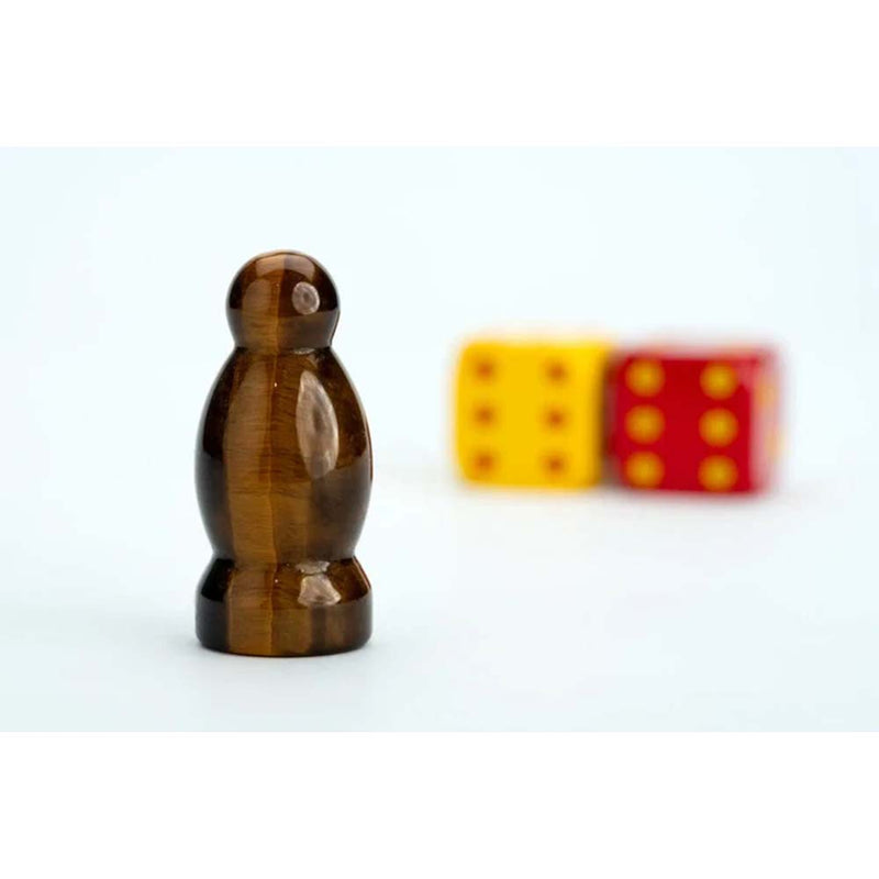 MDG MDG11103 CATAN Premium Robber & Metal Dice SetTigers Eye (9003854627053)