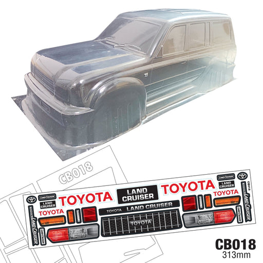 Team C CB018 1/10 Toyota Land Cruiser Crawler Body WB 313mm Width 220mm (9250463154413)