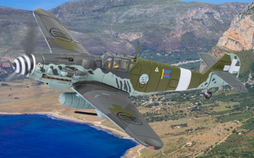 CORGI AA27112 1/72 Messerschmitt Me109G-6 (Trop) Sicily (8339686916333)