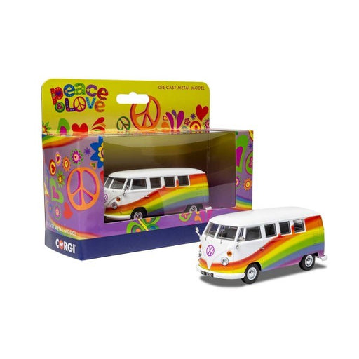 Corgi CC02739 1/43 VW Camper: PL & Rainbows (8278194389229)