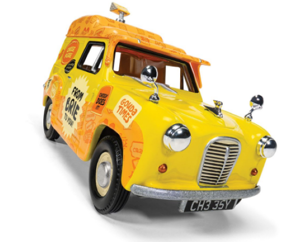 Corgi CC80506 Corgi 1/43 Wallace & Gromit Austin A35 Van - Cheese Please! Delivery Van