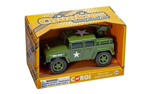 Corgi CH008 CHUNKIES: Military - Off Road Rocket Truck (Green) (7654655721709)