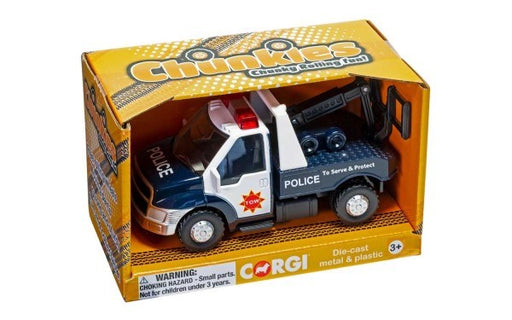 Corgi CH066 CHUNKIES: Emergency - Police Tow Truck (White/Black) (7654656835821)