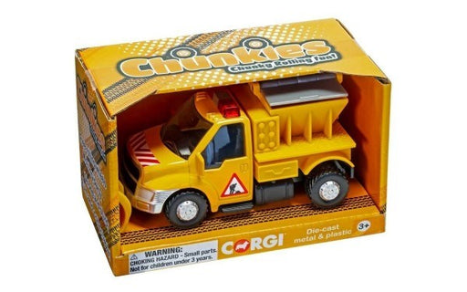 Corgi CH072 CHUNKIES: Utility - Snow Plow Truck (Yellow) (7654657327341)