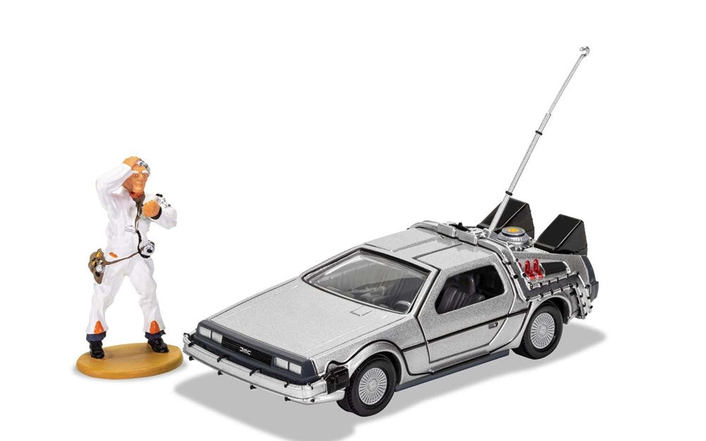 Corgi CC05503 1/36 Back to the Future: DeLorean and Doc Brown Figure