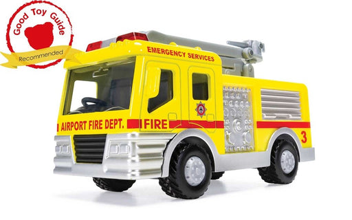 Corgi CH033 CHUNKIES: Emergency - Airport Fire Crane Snorkel (Yellow) (8278195863789)