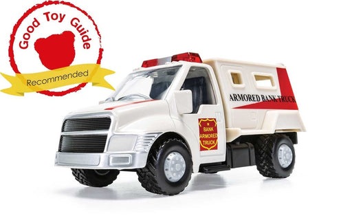 Corgi CH064 CHUNKIES: Utility - Armoured Bank Truck (White/Red) (7654656508141)