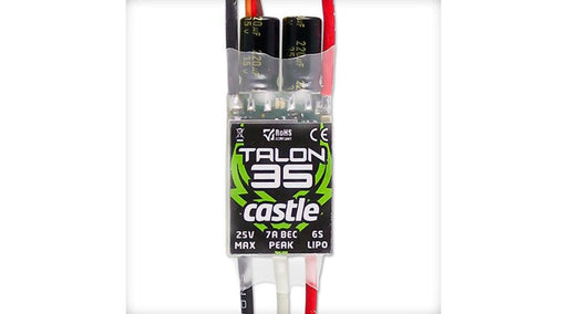Castle Creations CSE010012200 Talon 35-Amp 25V ESC w/7-Amp BEC - Hobby City NZ