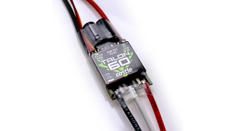 Castle Creations CSE010016300 Talon 60-Amp 25V ESC w/20Amp BEC - Hobby City NZ