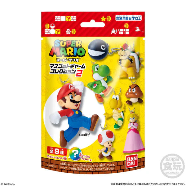 Bandai Shokugan CT924583 Super Mario Mascot Charm Collection 2 without Gum - Hobby City NZ