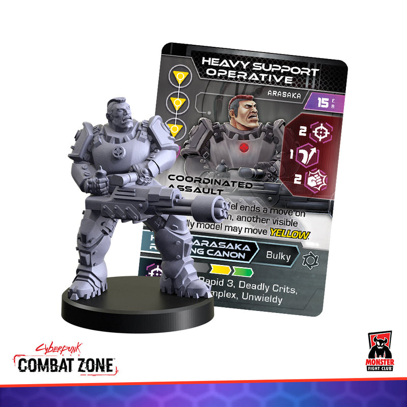 Monster Fight Club 45014 Cyberpunk Red Combat Zone Arasaka Faction Starter Box (8826607075565)