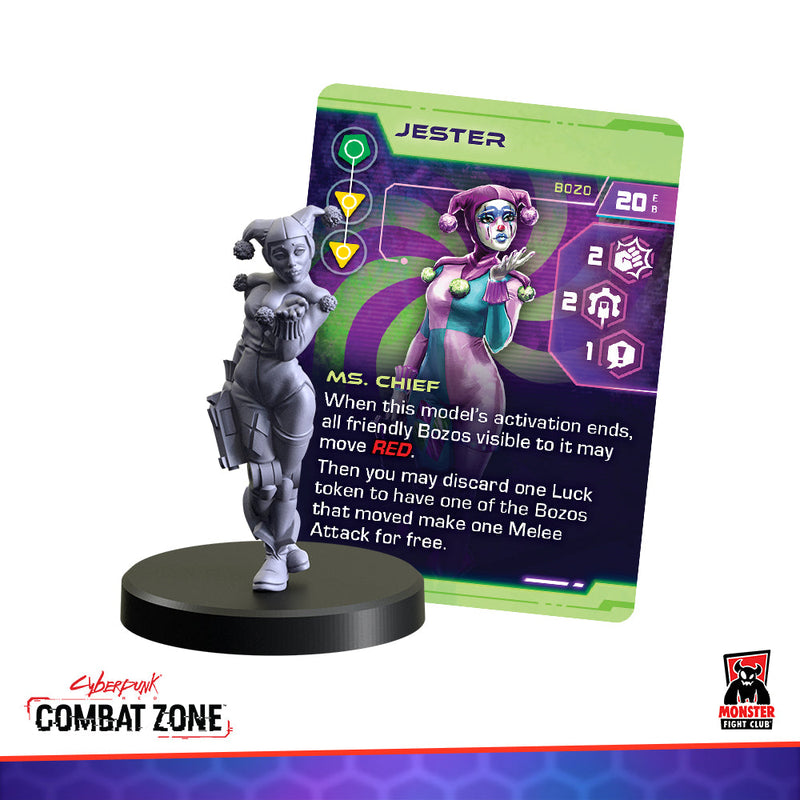 Monster Fight Club 45004 Cyberpunk Red Combat Zone Bozos Faction Starter Box (8826606780653)
