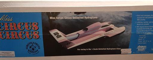 Dumas 1325 1/8 Miss Circus Circus GP Hydro 43" Kit (8531157254381)