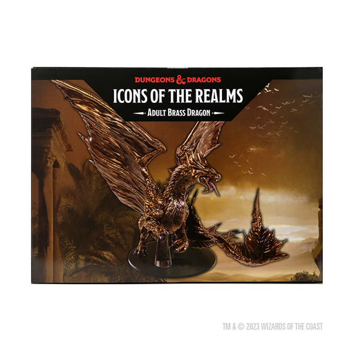WizKids 96228 D&D Icons of the Realms: Adult Brass Dragon (9003833262317)