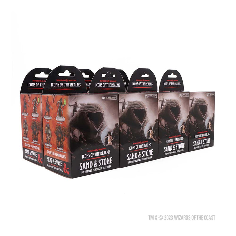 WizKids 96234 D&D Icons of the Realms Miniatures: Sand & Stone Booster Brick (9003833524461)