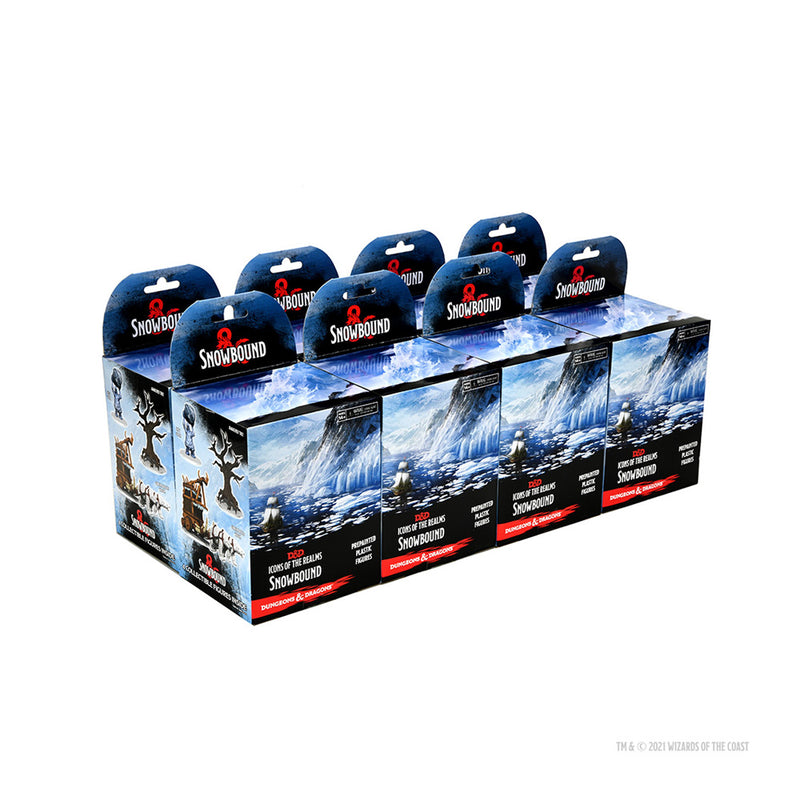 WizKids 96075 D&D Icons of the Realms Minis: Snowbound 8 ct. Brick(Set 19) (9003830903021)