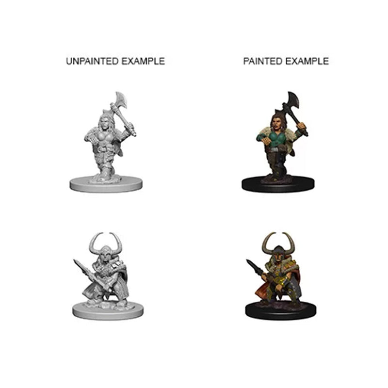 WizKids 72645 D&D Nolzurs Marvelous Miniatures Marvelous Unpainted: Dwarf Female Bar (9003782242541)