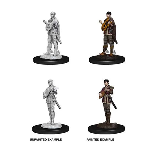 WizKids 73538 D&D Nolzurs Marvelous Miniatures Female Half Elf Bard (9003796037869)