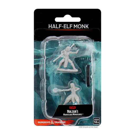 WizKids 73839 D&D Nolzurs Marvelous Miniatures Female Half-Elf Monk (9003805278445)