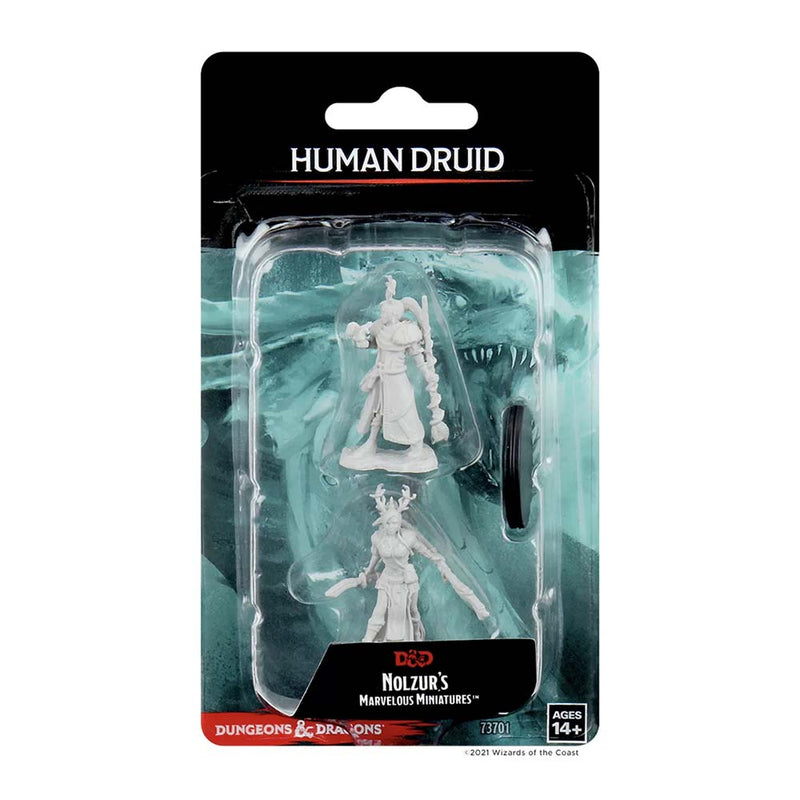 WizKids 73701 D&D Nolzurs Marvelous Miniatures Female Human Druid (9003802034413)