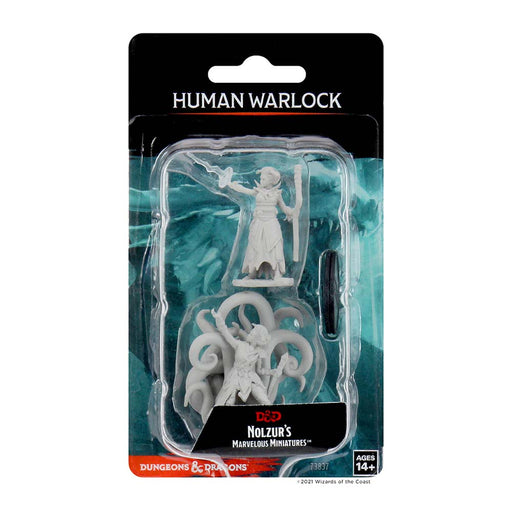 WizKids 73837 D&D Nolzurs Marvelous Miniatures Female Human Warlock (9003805147373)