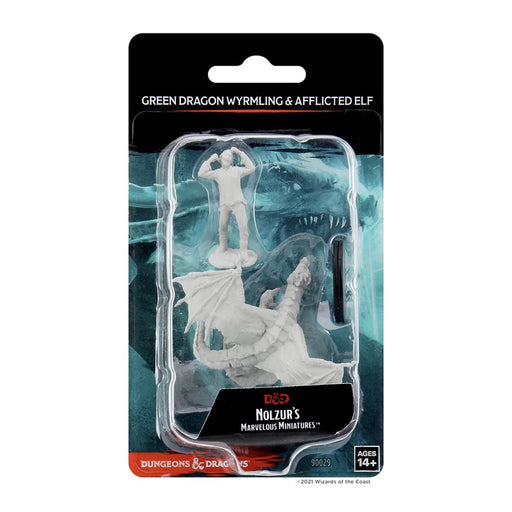 WizKids 90029 D&D Nolzurs Marvelous Miniatures Minis Green Dragon Wyrmling & Affli (9003813667053)