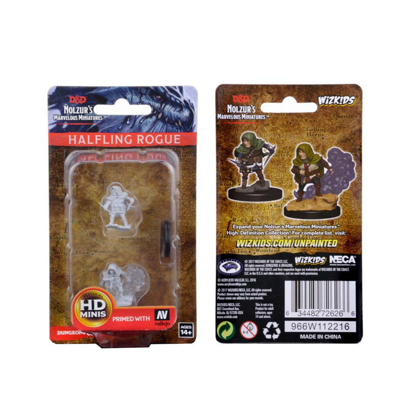 WizKids 72626 D&D Nolzurs Marvelous Miniatures: Halfling Male Rogue (9003780178157)