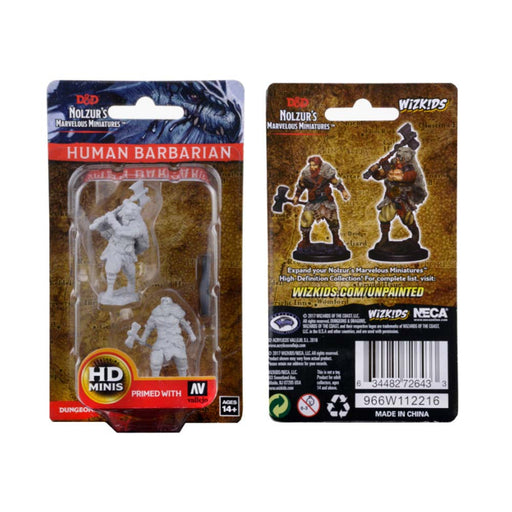 WizKids 72643 D&D Nolzurs Marvelous Miniatures: Human Male Barbarian (9003782013165)