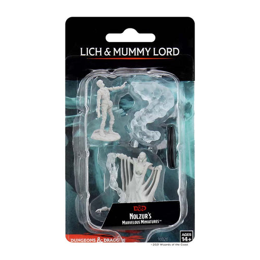 WizKids 90020 D&D Nolzurs Marvelous Miniatures Lich & Mummy Lord (9003813011693)
