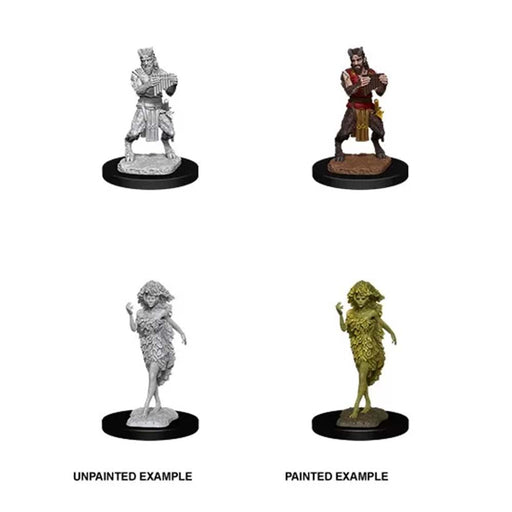 WizKids 90018 D&D Nolzurs Marvelous Miniatures Satyr & Dryad (9003812847853)