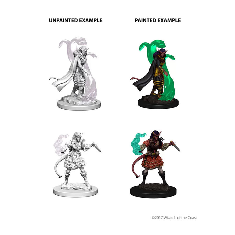 WizKids 73202 D&D Nolzurs Marvelous Miniatures Marvelous Unpainted: Tiefling Female (9003787550957)
